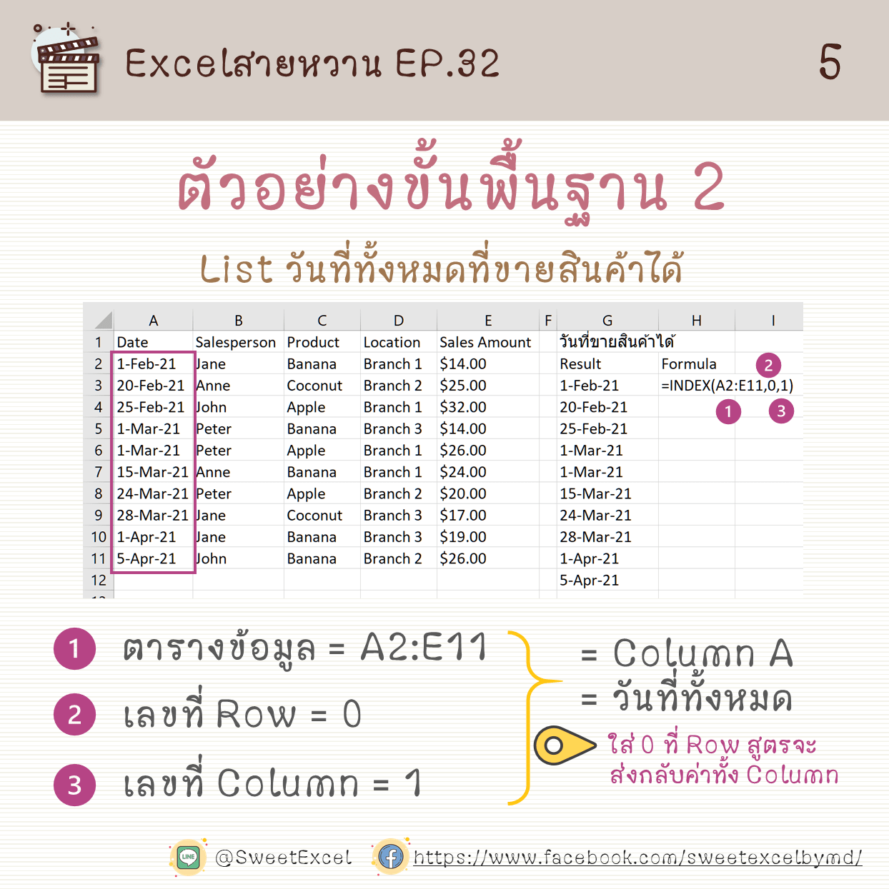 สูตร match index excel